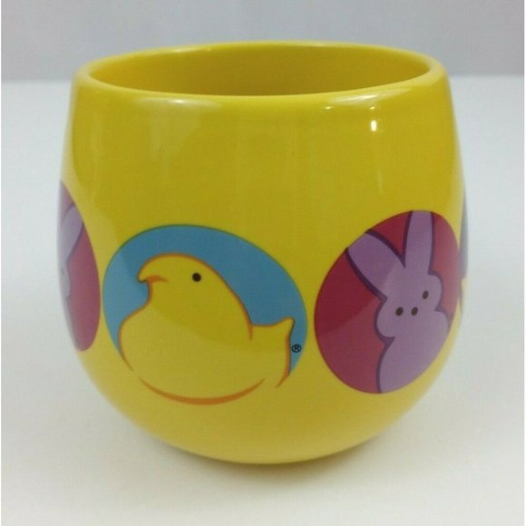2021 Just Born Frankford Candy Candy Yellow Peeps Coffee Cup 3.5" Tall - Picture 2 of 7